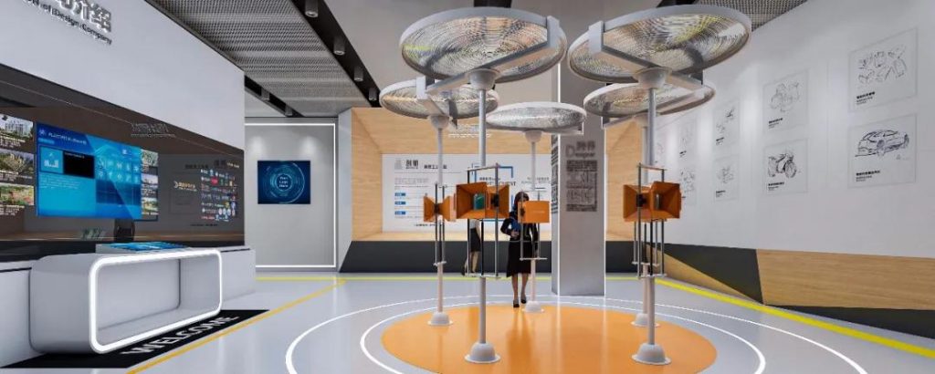 現代展館設計從形狀造型、主題、多維以及時效四個方面去考慮插圖